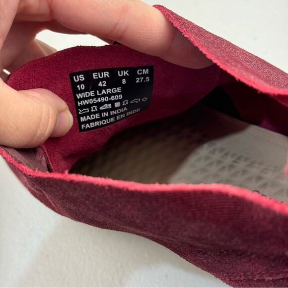 Hush Puppies Cyra Catelyn Burgundy Sparkle Suede Ankle Bootie Women’s 10 EUR 42 - Picture 12 of 12